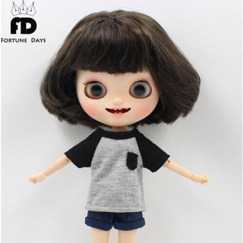 DBS blyth doll icy t-shirt shorts pants cool girl boy casual shirt, only clothes no doll