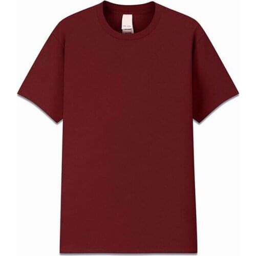 Summer new style 100% pure cotton mens white solid color T-shirt mens causal O-neck basic T-shirt mens high-quality jogger sh