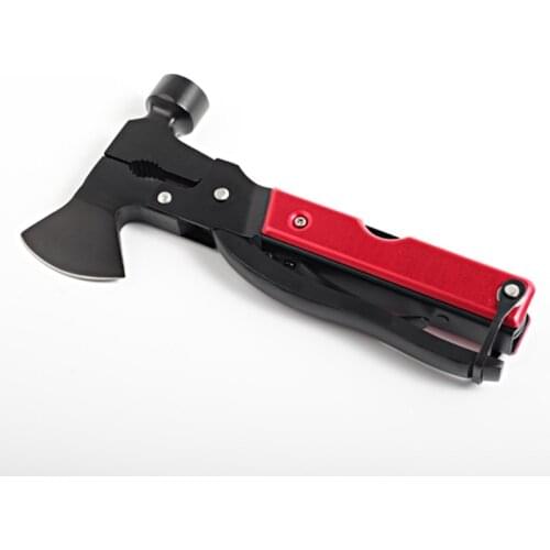 B36B Multi-functional Hammer with Axe Wire Cutter Pliers Camping Hiking Survival Equipment Excellent Gifts for friends Family