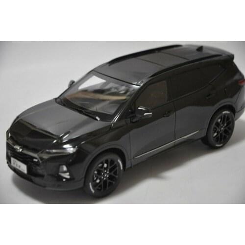 1:18 Diecast Model for Cherolet Chevy Blazer RS 2020 Black SUV Alloy Toy Car Miniature Collection Gifts Trailblazer