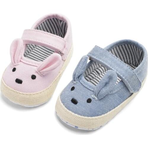 Cotton Soft Cartoon Girls Shoes Prewalker Baby Girls Shoes Newborn Spring Canvas Casual Baby Girls Shoes First walkers