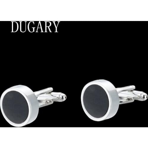 DUGARY Luxury shirt cufflinks for mens Brand cuff buttons cuff links High Quality round wedding abotoaduras Jewelry gemelos