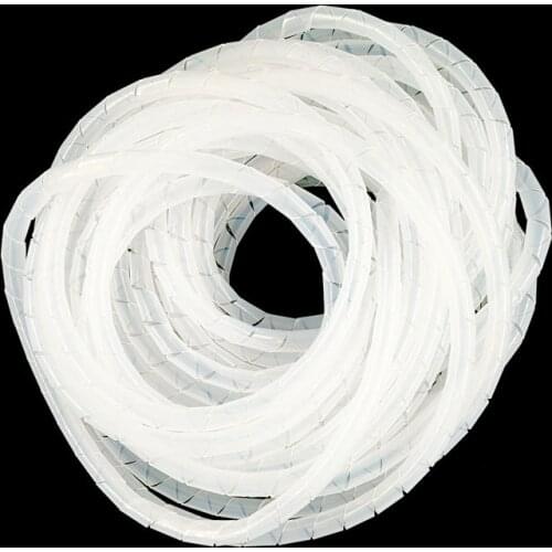 A roll 4mm/30m 6mm/15m 8/10 Line Organizer Pipe Protection Spiral Wrap Winding Cable Wire Protector Cover Tube