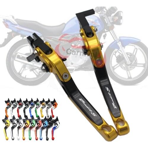 With laser logo Bandi S cnc Moto brake lever part of clutch lever forSUZUKI Bandi 650 S 2015 motorcycle bicycle cable handle