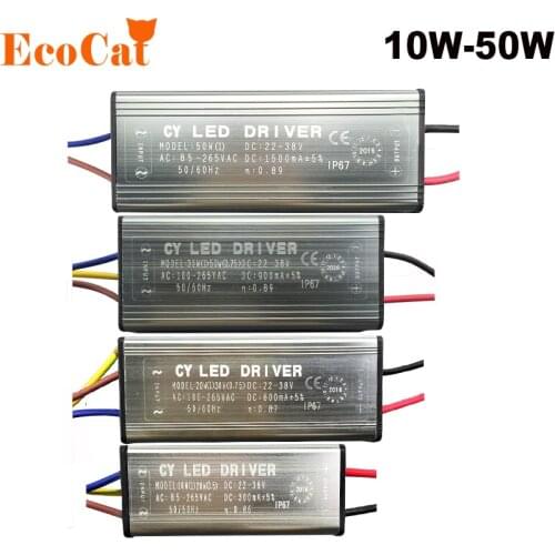 High Power LED Driver 10W 20W 30W 50W For DIY COB LED lamp Chip Bulbs Floodlight Spot light With waterproof