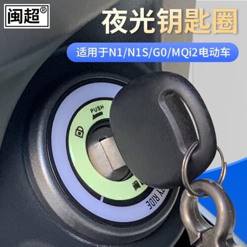 Luminous Power Lock Ring Paste Sticker Warning for Niu N1 N1s Gova Go Mqi2