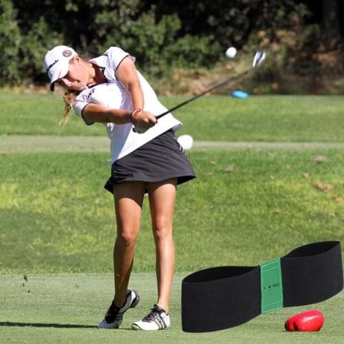 Golf Arm Posture Motion Correction Belt Golf Training Aids Golf Equipment Elastic Arm Posture Correction Band Belt 35*8 cm