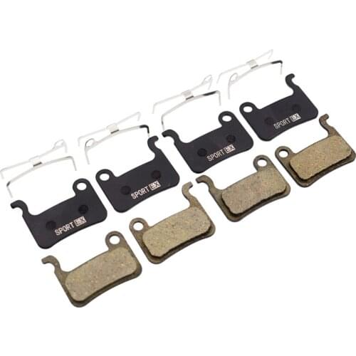 Bicycle Disc Brake Pads for Shimano T605, R505, M545, S500, S501, M535, M596 Disk Brake, 4 Pairs, Black Class