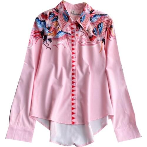 WIGADFHK Pink Blouses