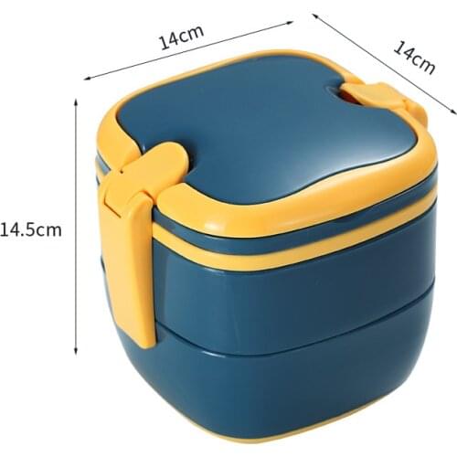 Japanese Lunch Box Adult Split Insulation Pot Portable Lunch Box Large Capacity Cajas De Almacenamiento Kitchen Container ED50TH