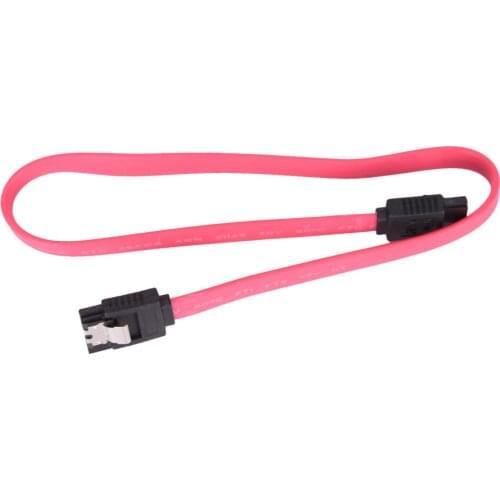 1pc 45cm SATA 3.0 Cable SATA 3.0 III SATA3 6GB/s Data Cable Straight Red Cord SAS Cable Dual Channel Hard Drive Data Cable
