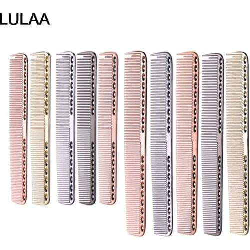 1 Pc Stainless Steel Hair Comb Professional Hairdressing Combs Hair Cutting Dying Hair Brush Barber Tools Salon Accessories