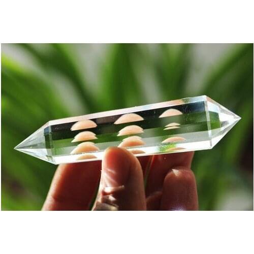 13 Sided Vogel Style Natural Clear Quartz Crystal Wand DT Point Healing 59g