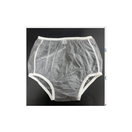 2PCS ABDL adult diapers pvc reusable baby pants diapers onesize plastic bikini pants ddlg adult baby new underwear diapers