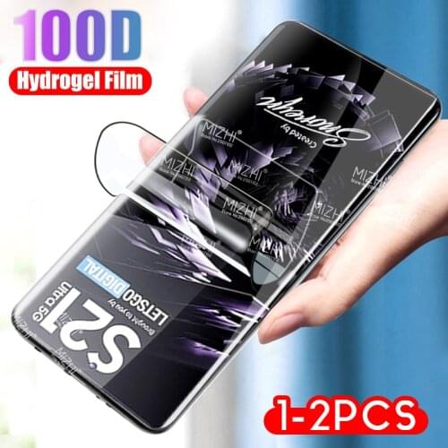 2pcs Soft Hydrogel Film for samsung galaxy S21 Plus S20 Ultra FE screen protector samsun gelaxi S 21 S 21Ultra camera lens film