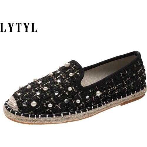 2021 loafers women shoe Spring mesh Breathable Women Flats Handmade sewing Loafers Slip on Lightweight Boat Shoes Ladies B15-01