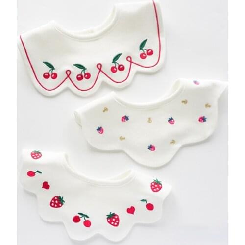 3 Pieces/set New Arrival Burp Cloths Baby Accessories Newborn Feeding Bib Infant Bibs Burp Cloths Cotton Kid Bandana Bibs Scarf