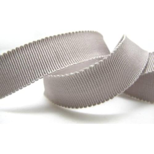 3 Yards 5/8 Inch Gray Hat Ribbon|Grosgrain Ribbon|100% Viscose|Petersham Ribbon|Hat Making|Wedding|Bow Decor|Belting