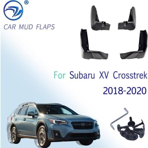 4Pcs Front Rear Car Mud Flaps For Subaru XV Crosstrek 2018 Mudflaps Splash Guards Mud Flap Mudguards Accessories 2019