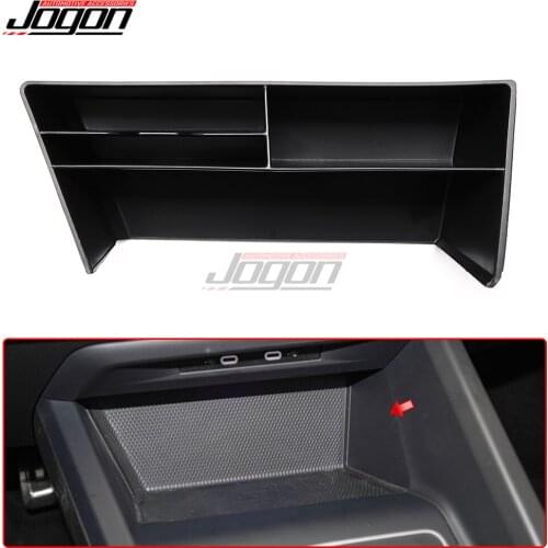 LHD Car Central Armrest Box For Volkswagen VW Golf 8 MK8 GTD GTI 2020 2021 Accessories Stowing Tidying Center Console Organizer