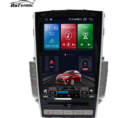 Bosstar tesla car radio stereo 12.1inch gps navigation audio For Infiniti Q50L bulit in carplay player