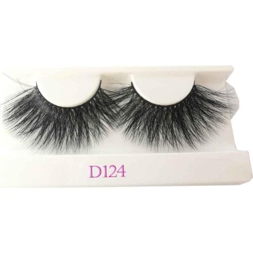 Baiside 3D Mink Eyelashes Handmade Mink Lashes 25mm cruelty-free Lightweight False Eyelashes Dramatic Lashes Makeup