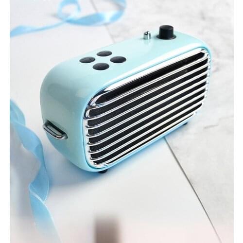 New LOFREE Poison-M Bluetooth speaker Robin Blue Restore FM Radio portable Wireless Music Player Subwoofer gift for girl