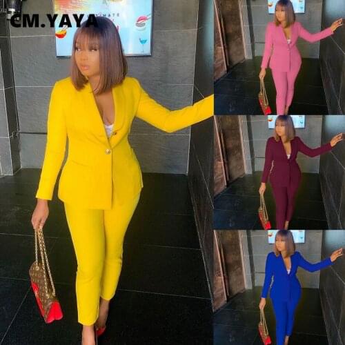 CM.YAYA Womens Fashion Pantsuits China