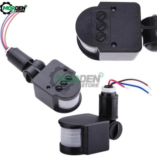 DC12V Motion Sensor AC110-240V PIR Movement Detector Automatic Infrared Wall Mount Timer 24V LED Motion Sensor Light Switch