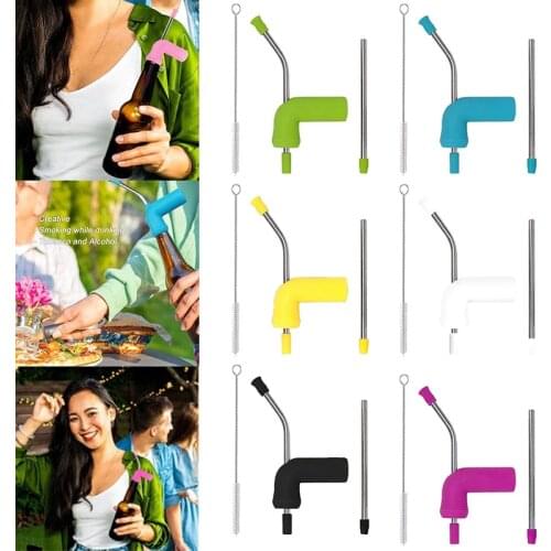 Beer Snorkel Straw Beer Dispenser Double Snorkel Drinking Beer Bar Tools Festivals Party Dispenser Party Birthday Decorations