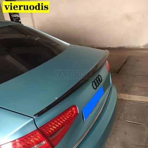 Glossy Black Car Rear Trunk Lid Spoiler Wing Fit for Audi A4 B8 Sedan 2009-2016 B8.5 Sedan 2013-2016 Car Accessories