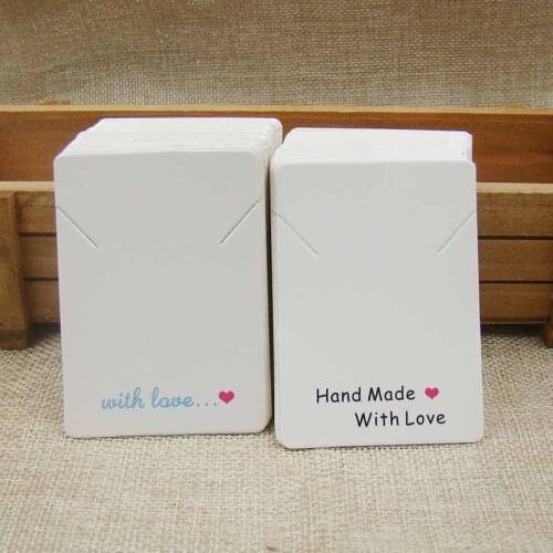 50pcs 5x7cm Earrings Cards Paperboard Jewelry Newest Arrived Popular Display Cardboard Hot Sale Fashion Design Delicate Cards