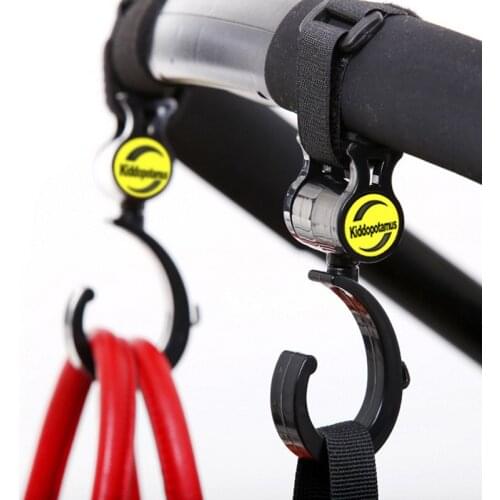 2 Pc/lot Baby Stroller Accessories Hook Multifunction Baby Stroller Black Plastic Hook ATRQ0234