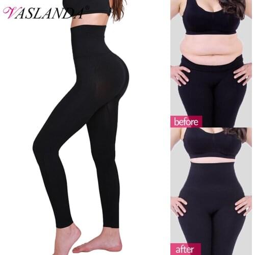 Leggings Women Waist Trainer Leg Trimmer Body Shaper Anti Cellulite Compression Tights Thigh Slimmer High Waist Slimming Pants