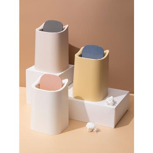 Mini Waste Bin Desktop Home Garbage Basket Table Trash Can for Home Office Paper Basket Sundries Organizer Dustbin Container