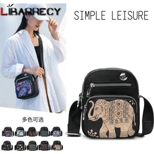 Cartoon Pattern Fashion Mini Ladies Shoulder Bag Casual Design Women Messenger Bag High Quality Oxford Wallet Travel Bags Sac