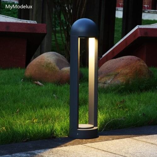 Latest 8W LED Lawn Lamps outdoor lighting landscape lights Waterproof aluminum garden pillar lights bollard light yard street