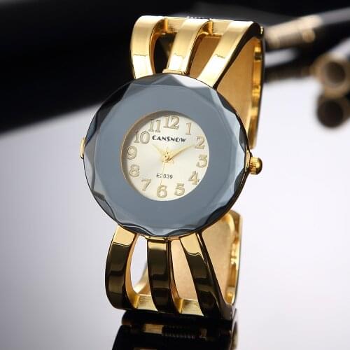 New Fashion Women Watch Ladies Bracelet Luxury Brand Gem-cut Geometric Crystal Dress Quartz Clock Gift Drop Shipping Reloj Mujer