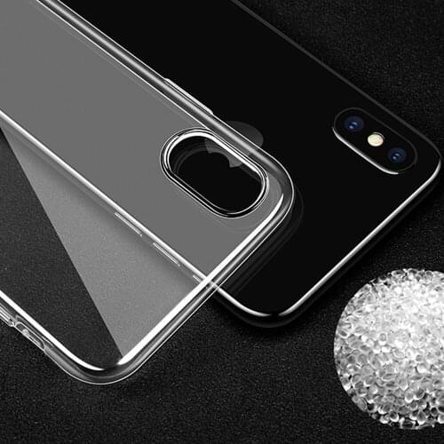 Transparent Soft TPU Cover For iph 7 8 for iPh 7P/8P X XS/XR XS max Crystal Silicon Phone Case