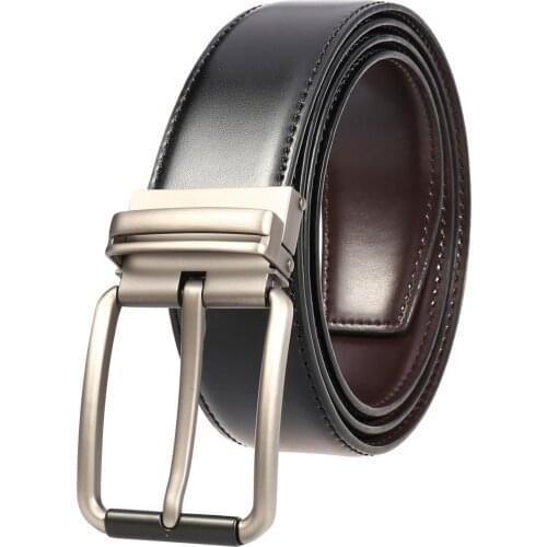 Men Belts Good Quality Cow Genuine Leather Luxury Strap Male Belts for Men New Fashion Classical Vintage Pin Buckle