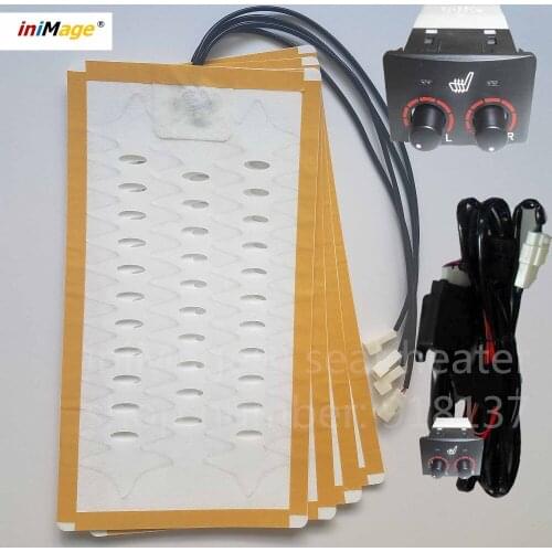 Alloy wire 2 seats heated seat,seat heater fit Land cruiser,High lander seat cushion,car warmer FJ cruiser 200,heated pads