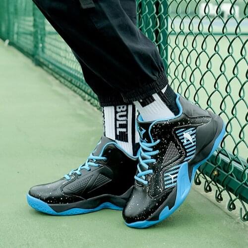 Mens High Top Sneakers Outdoor Sports Basketball Shoes Men Anti-slippery Basketball Ankle Boots Women Gym Athletic Shoes Unisex
