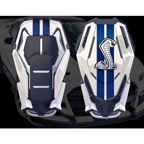 Car Key Protective Shell Poison Blade Shell For 2015-2017 Ford Mustang Shelby GT500 Mech Key case
