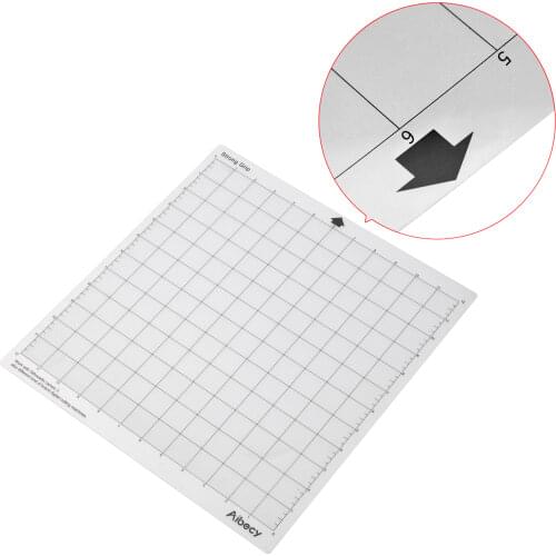 1/3/5/10Pcs Replacement Cutting Mat Transparent PP Material Adhesive Mat with Measuring 12 Inch for Silhouette Cameo Plotter