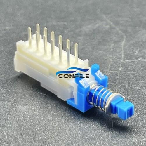 4pcs for ALPS key switch double row 12 feet piano key with lock switch mixer button switch self-locking 32mm home phone