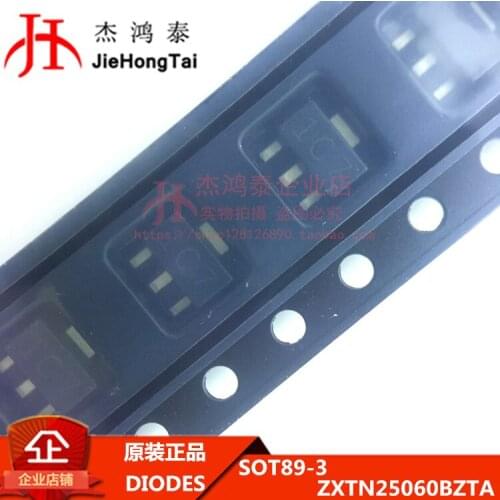 100% New&original ZXTN25060BZTA Marking :1C7 60V SOT89 NPN In Stock 5pcs/lot