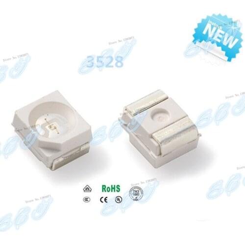 1000pcs SMD LED 3528 RED BLUE YELLOW GREEN 1210 3-4LM SMT Ultra Bright LED New Free shipping Lamp bead