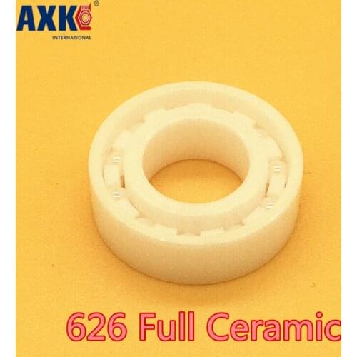 2021 Real Direct Selling Axk 626 Full Ceramic Bearing ( 1 Pc ) 6*19*6 Mm Zro2 Material 626ce All Zirconia Ball Bearings