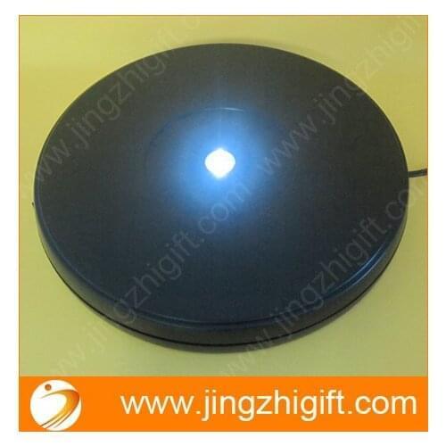 25cm rotating crystal display base stand LEDs Brightness
