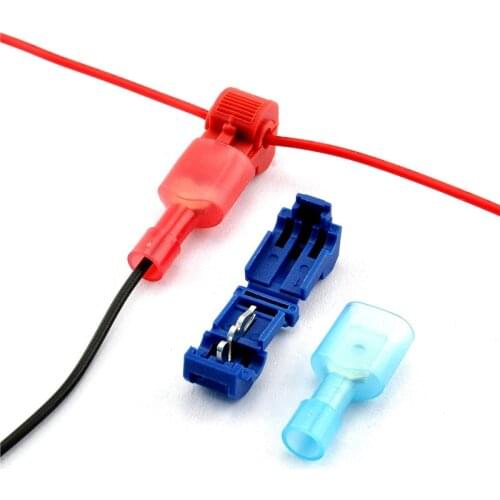 30PCS(15set) Wire Cable Connectors Terminals Crimp Scotch Lock Quick Splice Electrical Car Audio 22-10AWG 0.5mm-6mm Kit